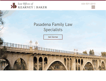 Tablet Screenshot of kearney-law.com